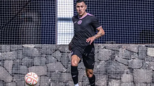 El 'Cata' Domínguez en un entrenamiento