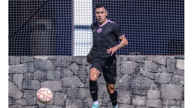 El 'Cata' Domínguez en un entrenamiento
