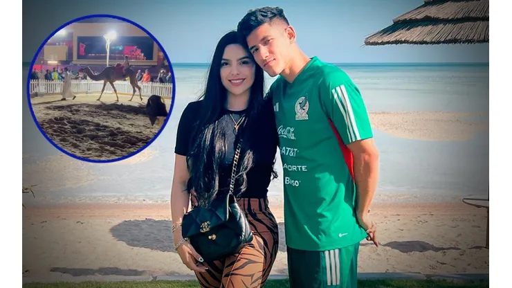 Uriel Antuna está de paseo por Qatar con su familia.