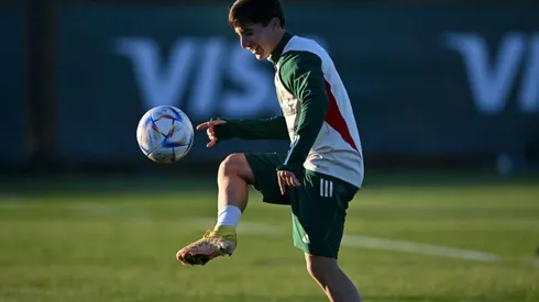 Pérez Bouquet estuvo de 'sparring' con la selección mexicana en Qatar