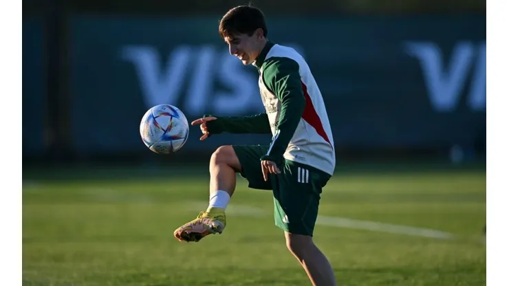 Pérez Bouquet estuvo de 'sparring' con la selección mexicana en Qatar