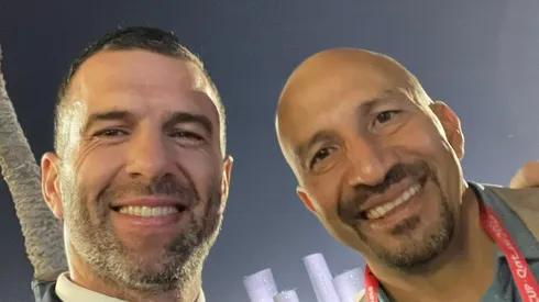 Emanuel Villa y el 'Conejo' Pérez