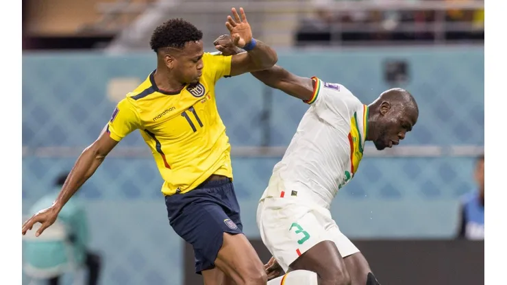 Michael Estrada arrancó como titular con Ecuador en su último partido en Qatar 2022.