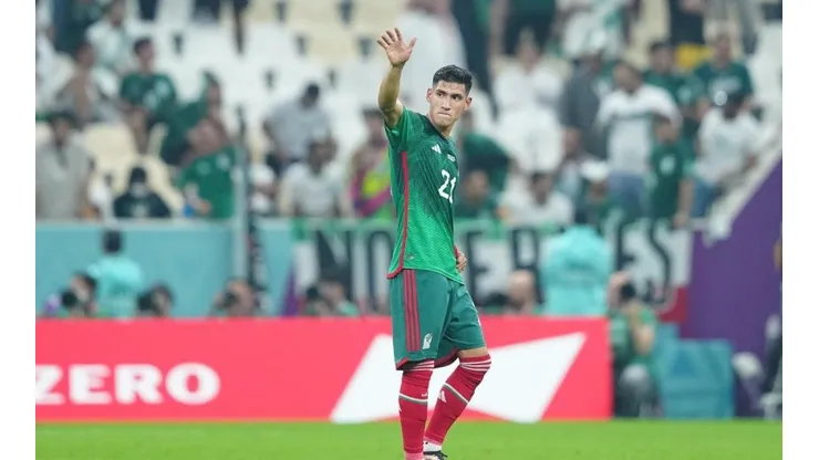 Uriel Antuna en un lance del partido