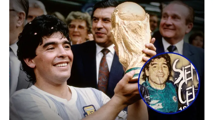 Diego Armando Maradona vistió la camiseta de Cruz Azul en dos ocasiones.