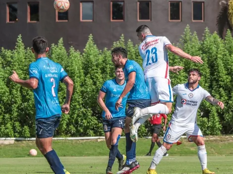 ¡Cruz Azul cierra su preparación en playa con goleada!