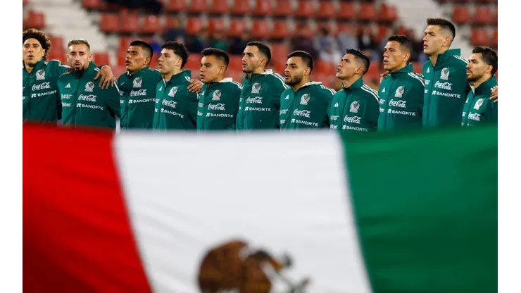 La selección de México en los minutos previos antes del compromiso