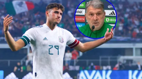 Santi Giménez fue prácticamente descartado por Martino para ir al Mundial.