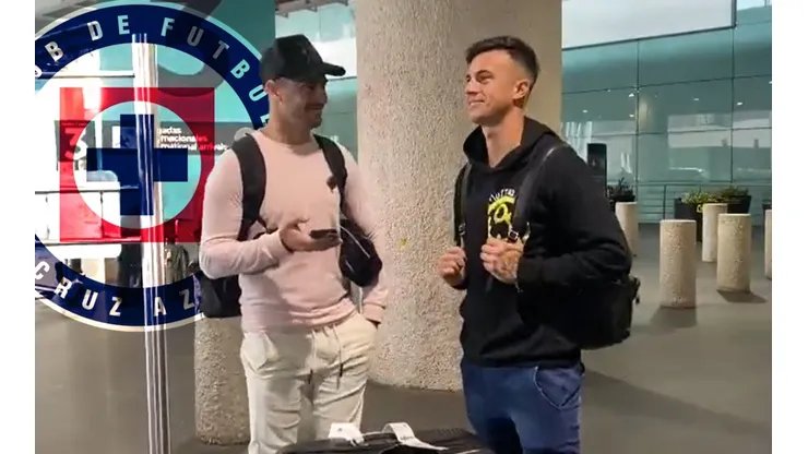 Augusto Carrera y Ramiro Carrera llegaron a México para fichar con Cruz Azul.
