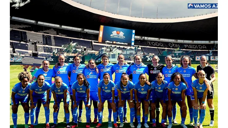 Cruz Azul femenil jugará por primera vez en el Estadio Azteca.