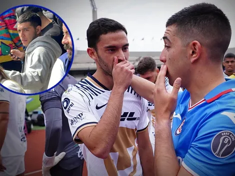 ¿Alta traición? Erik Lira fue captado en CU viendo partido de Pumas