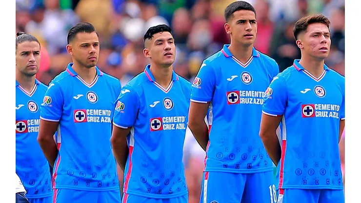 El uniforme de local con el que jugó Cruz Azul en el Apertura 2022.