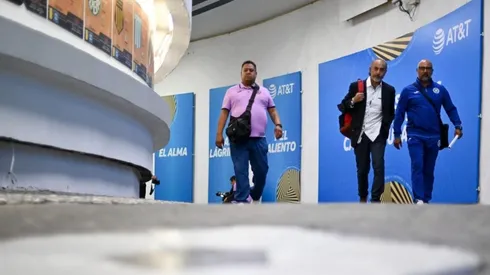 Raúl Gutiérrez en un partido con Cruz Azul