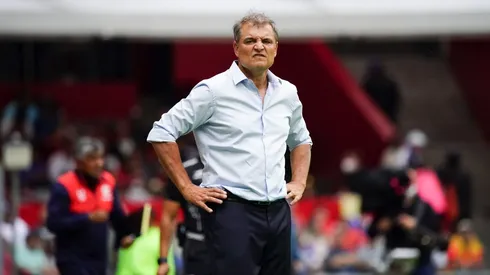 Triste fue el paso de Diego Aguirre como DT de Cruz Azul