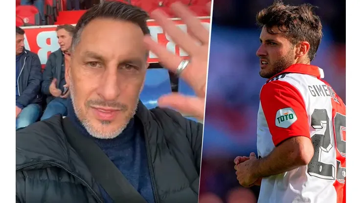 Chaco está presente en el Estadio del Feyenoord para ver a Santi Giménez.