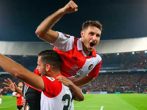 Santi titular y clave de gol en Europa League | Video