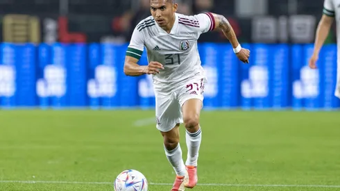 Pineda con el Tri en el último llamado del Tata.