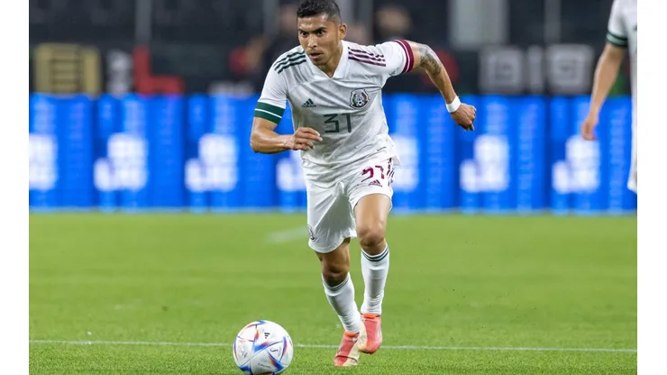 Pineda con el Tri en el último llamado del Tata.