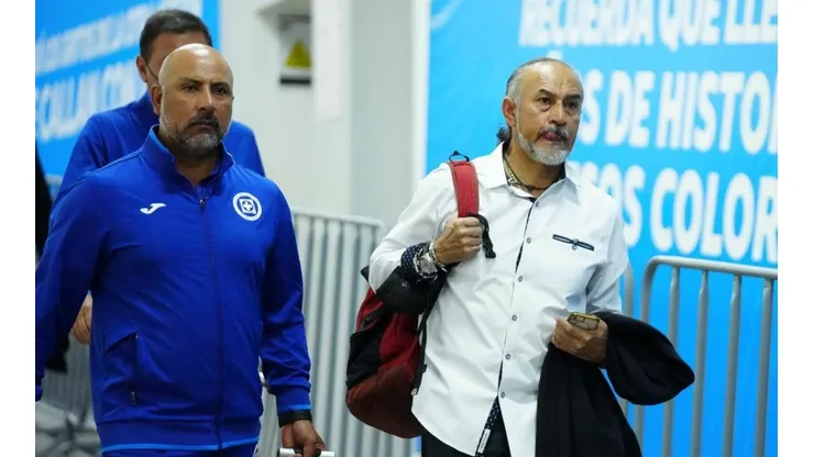 El 'Potro' Gutiérrez en un partido con Cruz Azul