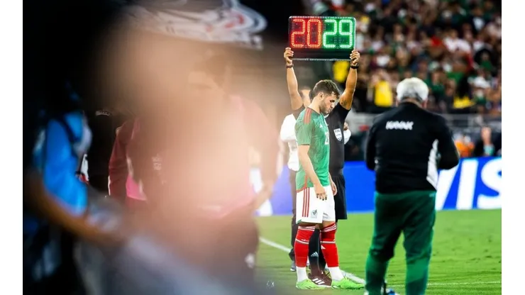 Giménez en el duelo ante Perú