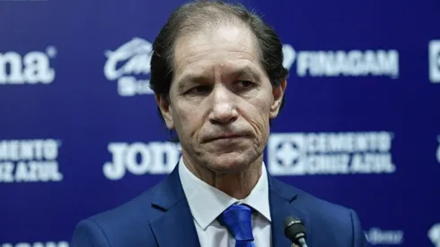Jaime Ordiales en su presentación con Cruz Azul
