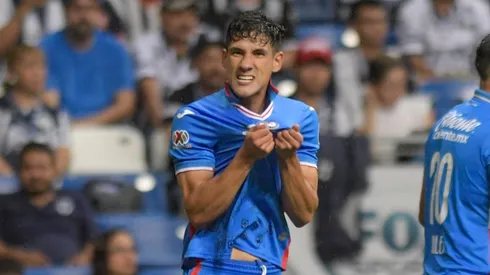 Uriel Antuna festejó su tercer gol desde que llegó a Cruz Azul.