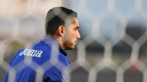 Jesús Corona en un partido con Cruz Azul