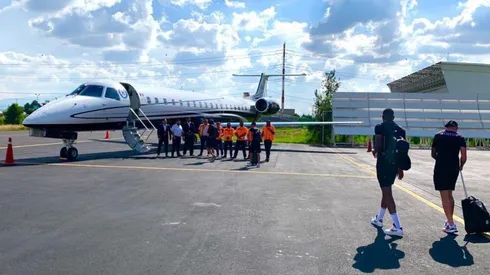 El equipo puso rumbo a la frontera