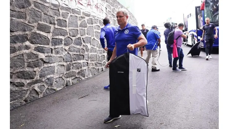 El entrenador uruguayo en uno de sus últimos días en el Azteca