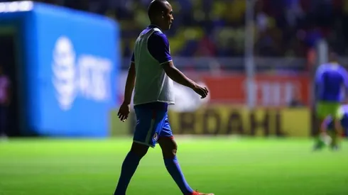 Rafael Baca en el partido contra el América