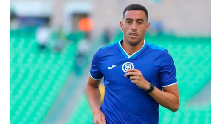 Funes Mori en el partido contra el Santos