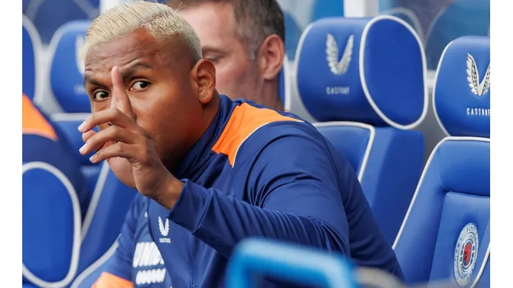Alfredo Morelos, el delantero colombiano que está en la mira de los Celestes.