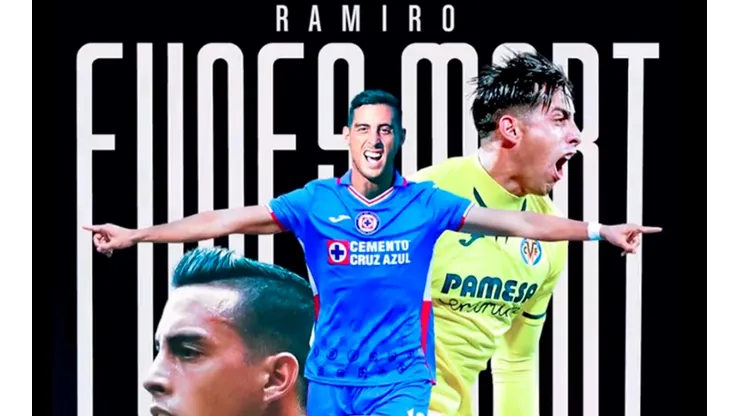 Ramiro Funes Mori fue presentado como refuerzo de Cruz Azul.