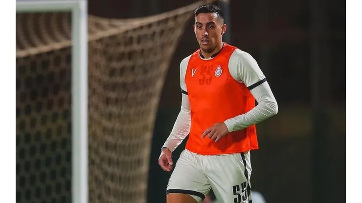 El Mellizo no saltó de titular con el cuadro árabe en luego amistoso.
