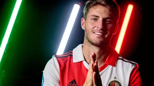 Santi Giménez cumplió el sueño europeo con el Feyenoord.