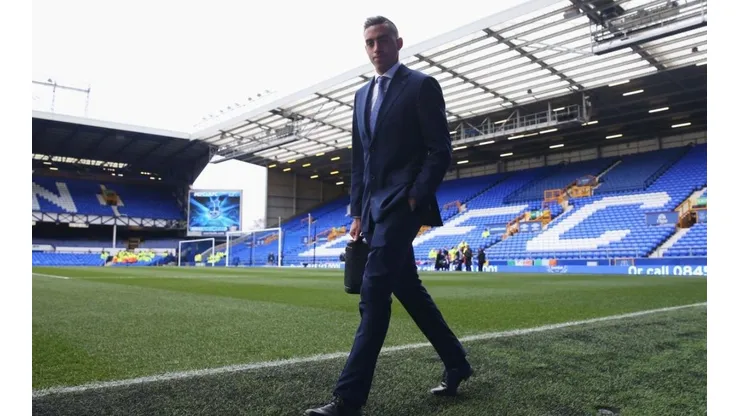 Ramiro Funes Mori durante su etapa con el Everton
