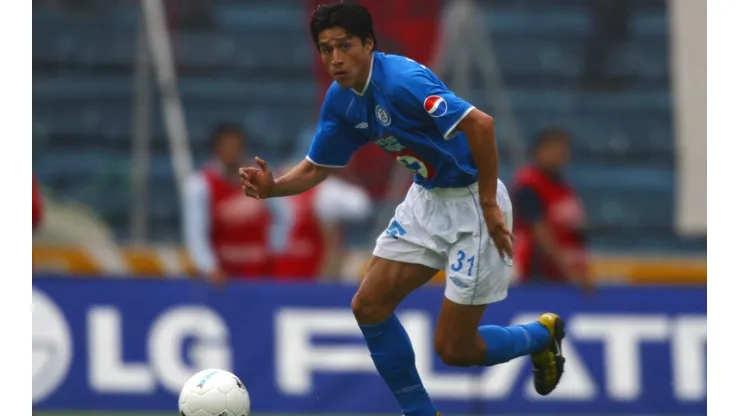 Osorio en sus inicios con Cruz Azul