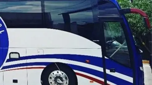 El bus que mueve a la Máquina cuando está en la CDMX.