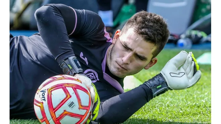 Sebastián Jurado en el entrenamiento de este martes