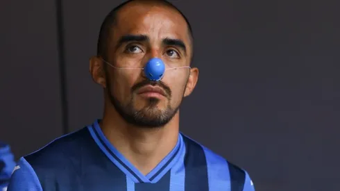 Rafael Baca en un partido con Cruz Azul