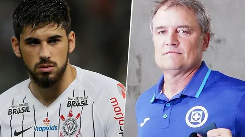 Bruno Méndez conoce al entrenador de Cruz Azul Diego Aguirre.