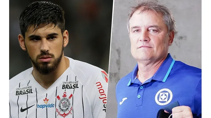 Bruno Méndez conoce al entrenador de Cruz Azul Diego Aguirre.