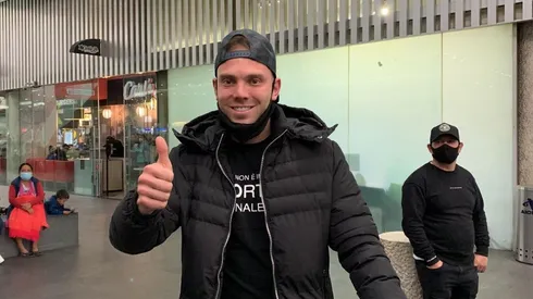 Rotondi en su llegada a Ciudad de México