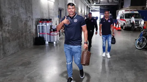 Iván Morales con Cruz Azul en la Supercopa de la Liga MX 2022