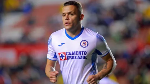 SAN LUIS POTOSI, MEXICO - AGOSTO 21: Jonathan Javier Rodriguez del Cruz Azul durante el juego de la jornada 6 del Torneo GRITA MEXICO Apertura 2021 de la Liga BBVA MX en el Alfonso Lastras Ramirez el 21 de Agosto de 2021 en San Luis Potosi, Mexico. (Foto: Cesar Gomez/JAM MEDIA)