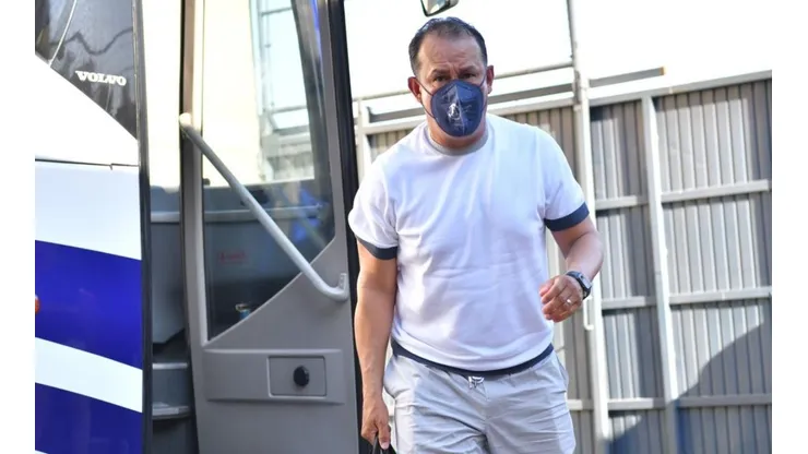 Juan Reynoso en uno de sus últimos partidos con Cruz Azul