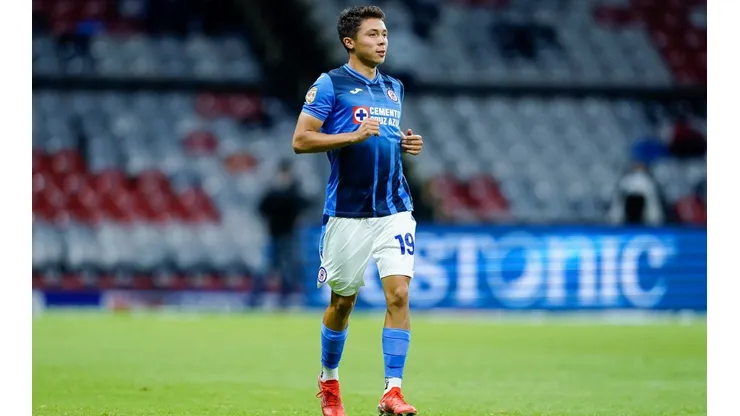 Ciudad de Mexico, 26 de julio de 2021. Rodrigo Huescas, durante el partido de la jornada 1 del torneo Grita Mexico Apertura 2021 de la Liga BBVA MX, entre la Máquina Celeste de la Cruz Azul y Mazatlán FC , celebrado en el estadio Azteca. Foto: Imago7/Rafael Vadillo