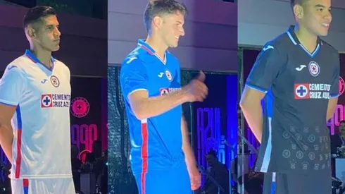 Los tres uniformes de La Máquina para el torneo en turno