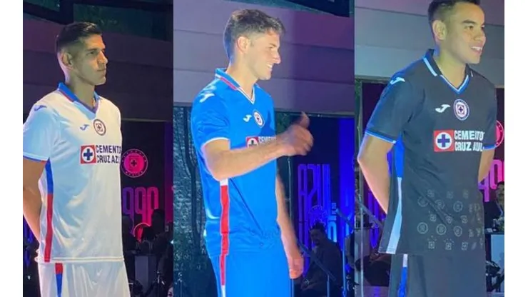 Los tres uniformes de La Máquina para el torneo en turno