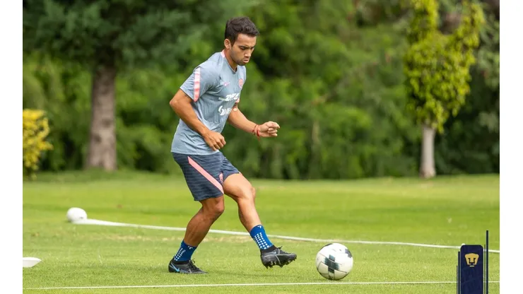 Aldrete en la pretemporada con Pumas.